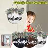 Welcome Door Hanger Door Decoration Door Wreath Front Door Wreath Decor