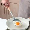 Безопасная в использовании силиконовая лопатка с длинной буковой ручкой, пищевого качества, термостойкая, подходит для посудомоечной машины, пищевого качества, антипригарная, лопатка-перевертыш для сковороды и кастрюли, кухонные принадлежности