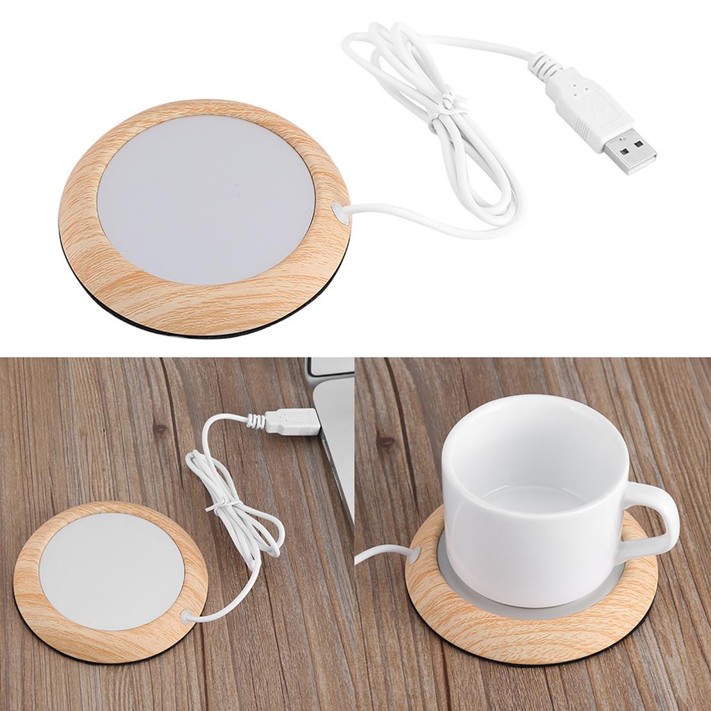 Coffee Cup Heater Mug Warmer USB Heating Pad Electic Milk Tea Water Thermostatic Coasters For Home Office Desk 5V 5W