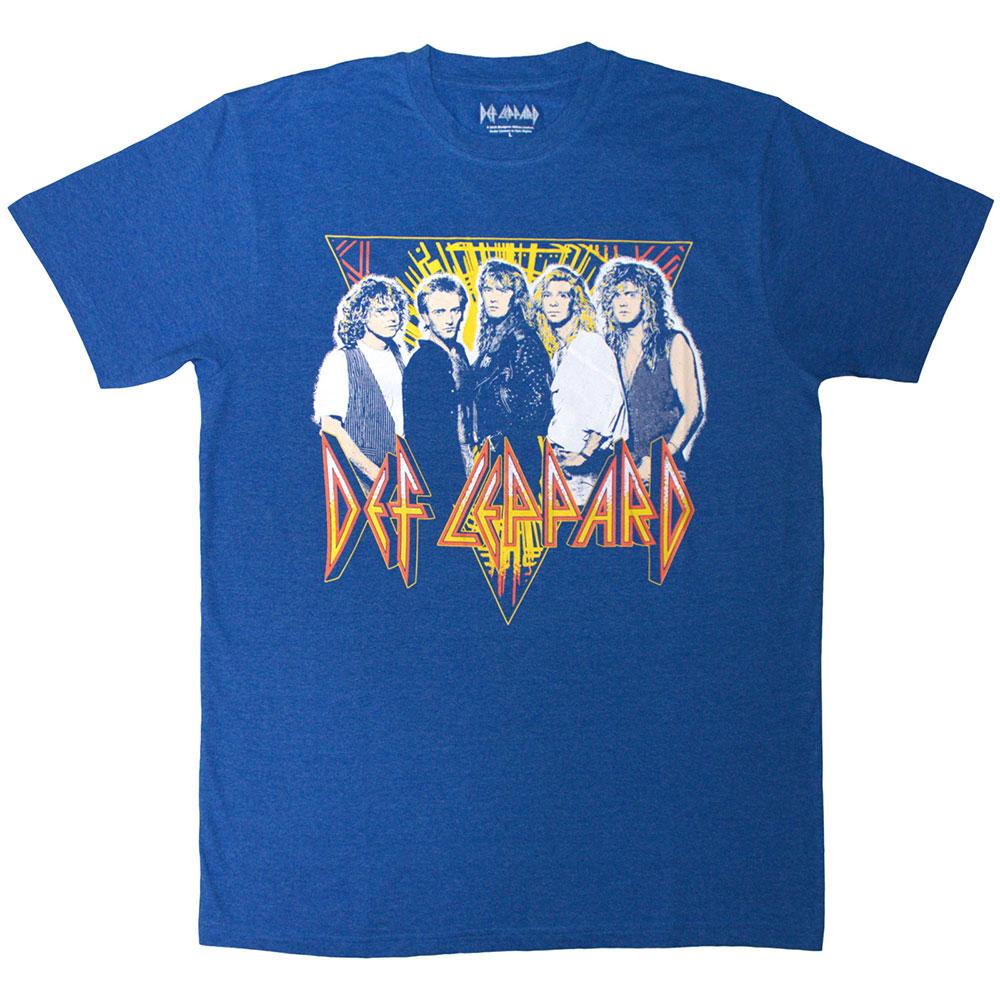 Def Leppard Unisex Adult Band Photo T-Shirt