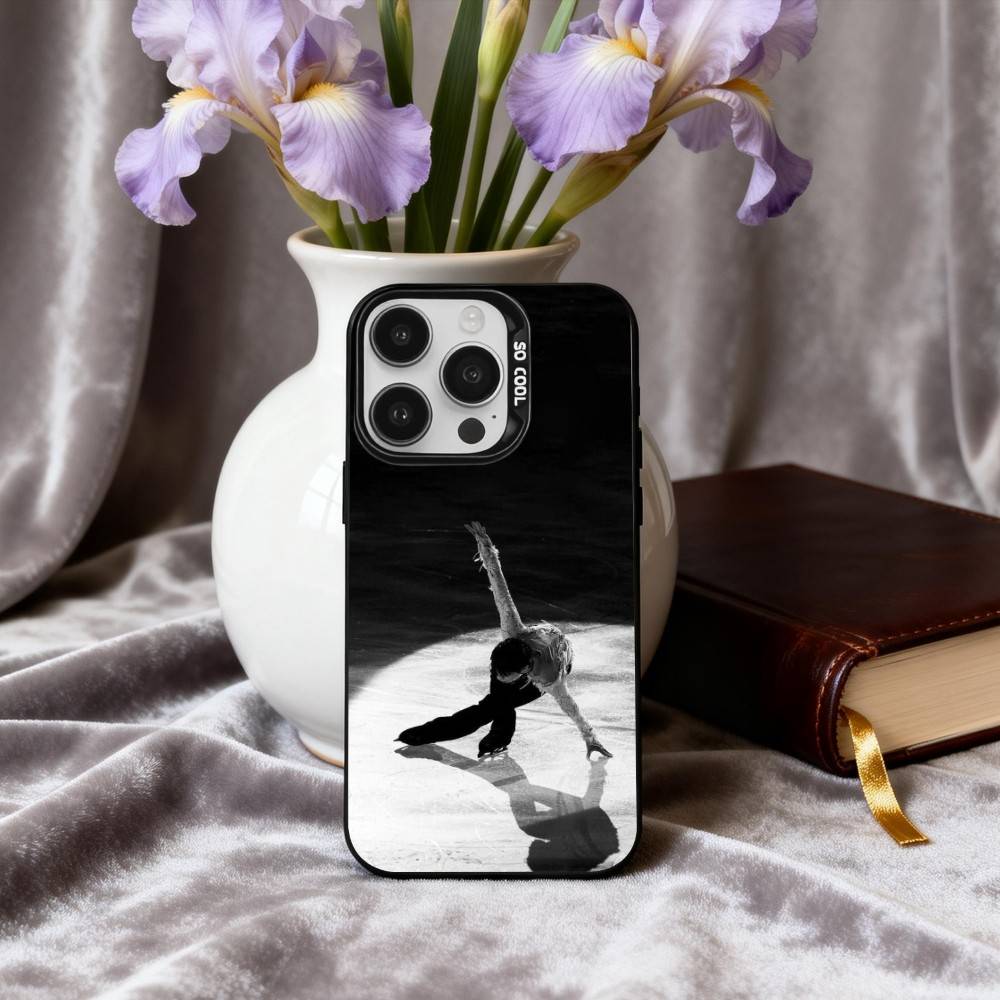 4A Jump Legend H-H-Hanyu Y-Yuzuru Чехол для телефона iPhone17,16,15,14,13,12,11 Plus,Pro Max Черный Конфетный серебристый чехол для телефона