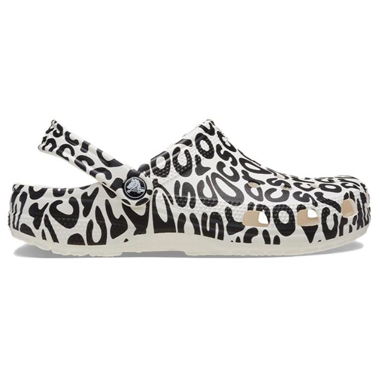 Crocs Eva Fashion Универсальные клоги Унисекс Обувь Черный Белый 210805-100