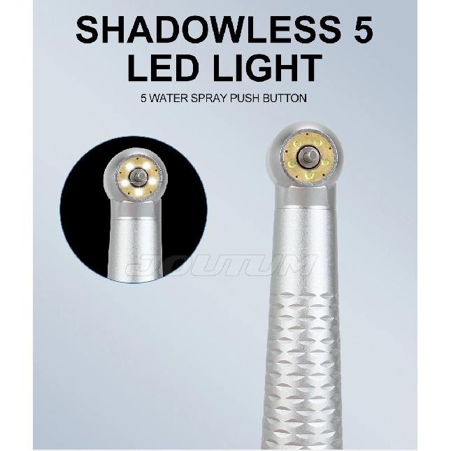 Dental High Speed 5 Led light Air Turbina Cartridge Rotor Water Sprays Handpiece 2/4 Holes
