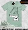 Футболка в тон AJ 4 Abundance Seafoam Sail Match Кроссовка Номер 4s Сникерхед Унисекс Футболка