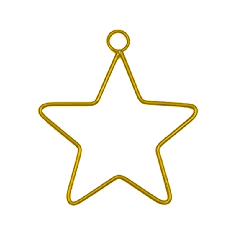 DIY Wrought Iron Metal Ring Wire Wreath Frame Hoop Macrame Rings for Handmade New Year Gift A0KF