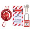 Cable Lock Kit Adjustable Insulation Universal for Valve Red Energy Isolation Security