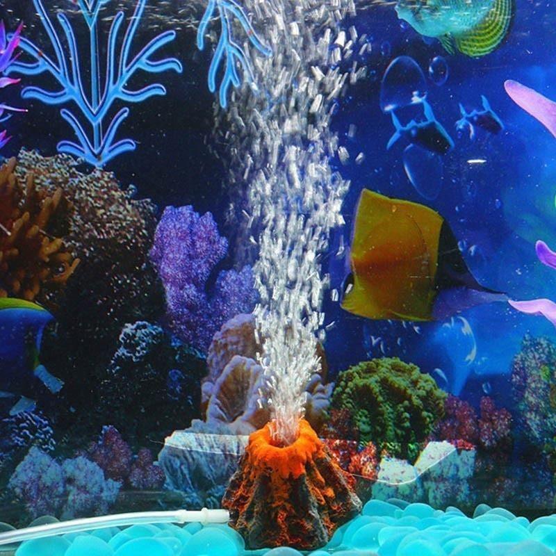 Premium Quality Aquarium Decor Volcano Air Bubble Stone For Enhanced Oxygenation