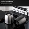 Stainless Steel Ashtray Anti-Fly Ash Shatterproof Thickened Ash Container Small Size with Lid