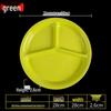 Разноцветная melamine тарелка для сервировки с отделениями