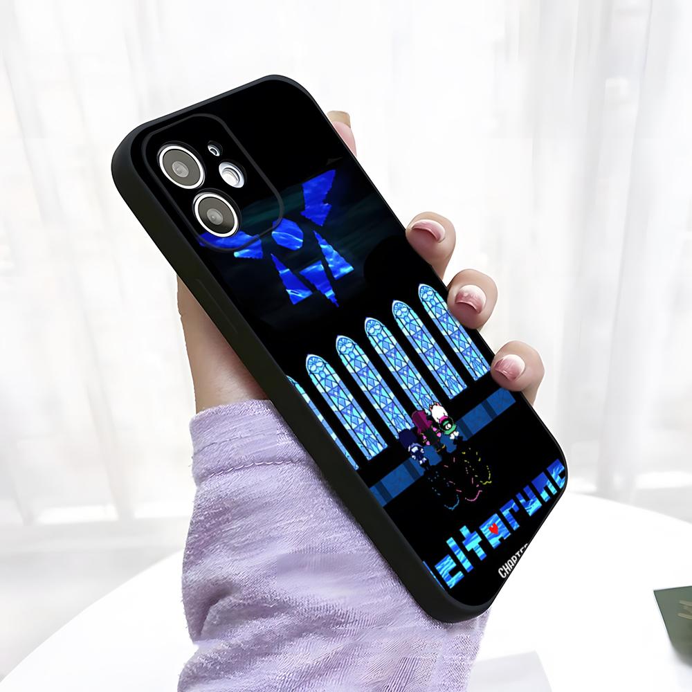 Чехол для телефона D-Deltarune Games Anime для IPhone 17 Pro Max 15 Pro 16 14 Plus 12 13 Mini 11 Pro Ударопрочный Мягкий Чехол