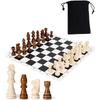32 шт. Деревянные шахматные фигуры Полный набор шахматных фигур Деревянный шахматный набор Аксессуары для шахматных фигур