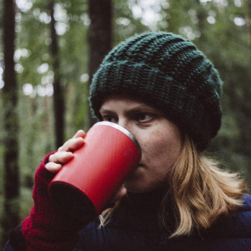 Портативная кофеварка Cafflano, уличная ручная капельная кофемолка, тонкая регулируемая кружка с фильтром без бумаги, в комплекте, красная, 9 x 9 x классический подарочный подарок 19,5 см