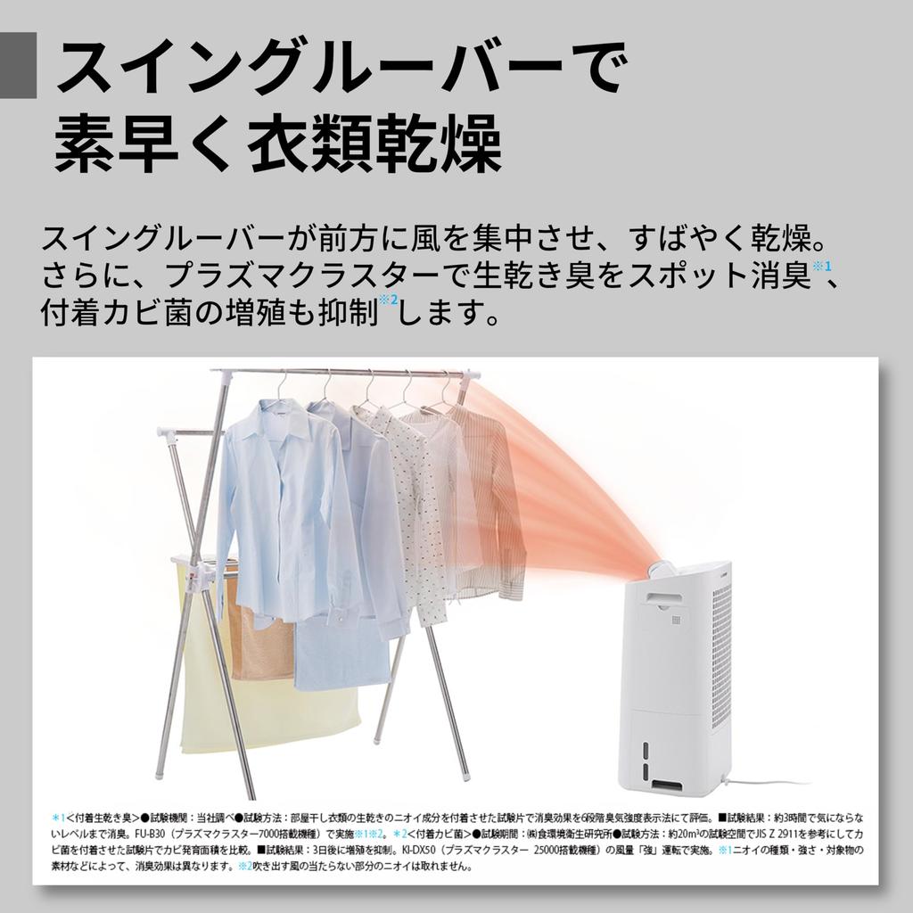 Осушитель и увлажнитель воздуха Sharp Очиститель воздуха White Plasmacluster 25000 Очиститель воздуха 21 татами Объем увлажнения Приблизительно Осушение