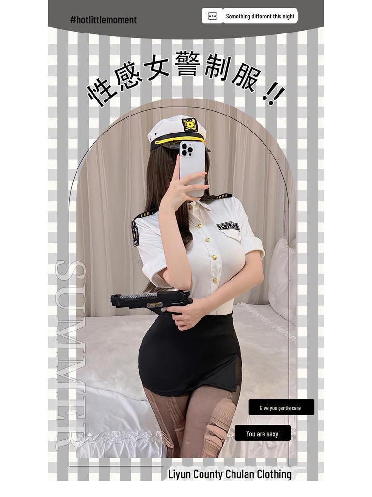 Чу Жуйэр Чувственная сетка Студенческая форма: Соблазнительная короткая юбка матрос ролевая игра нижнее белье