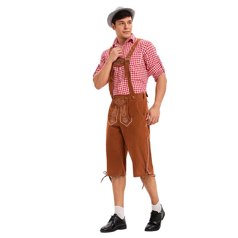 Новый комбинезон на подтяжках мужской карнавальный фестиваль пива вечеринка красивый