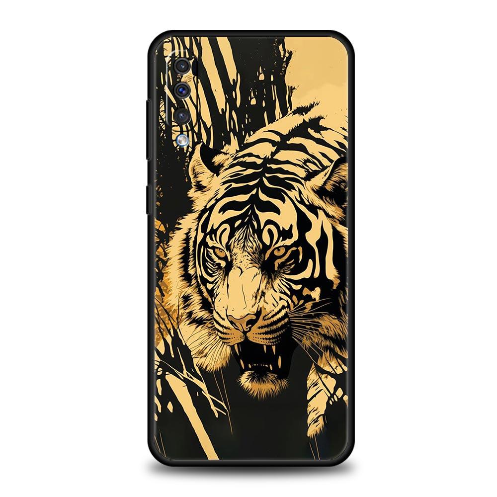 Чехол для телефона с рисунком животного тигра для Samsung A54 A52 A24 A14 A50 A70 A10 A30 A40 A20S A20E A06 A12 A22 A34 A42 A32 5G A04s A16