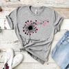 Dandelion Heart Shirt Valentine Tee Wildflower Dandelion TShirt Valentine Flower Shirts Cute Lovers Tshirt Gift for Valentines