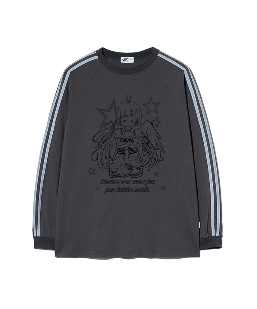 ESCAPEFROM Angel Heaven Print Track Long Sleeve [2 Colors]