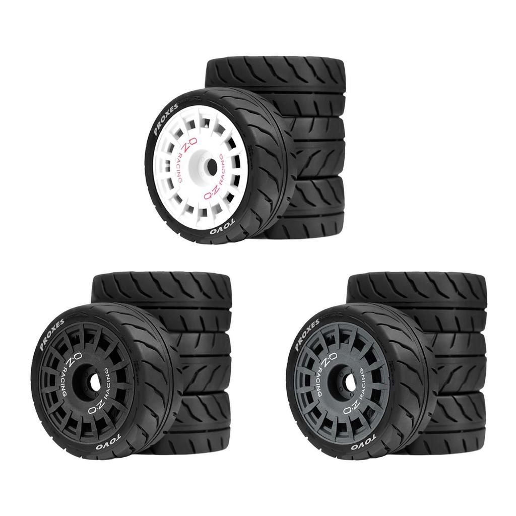 4 Pieces RC Car Tires Simulation Wheel Tire Model DIY Spare Parts Remote Toy Easy