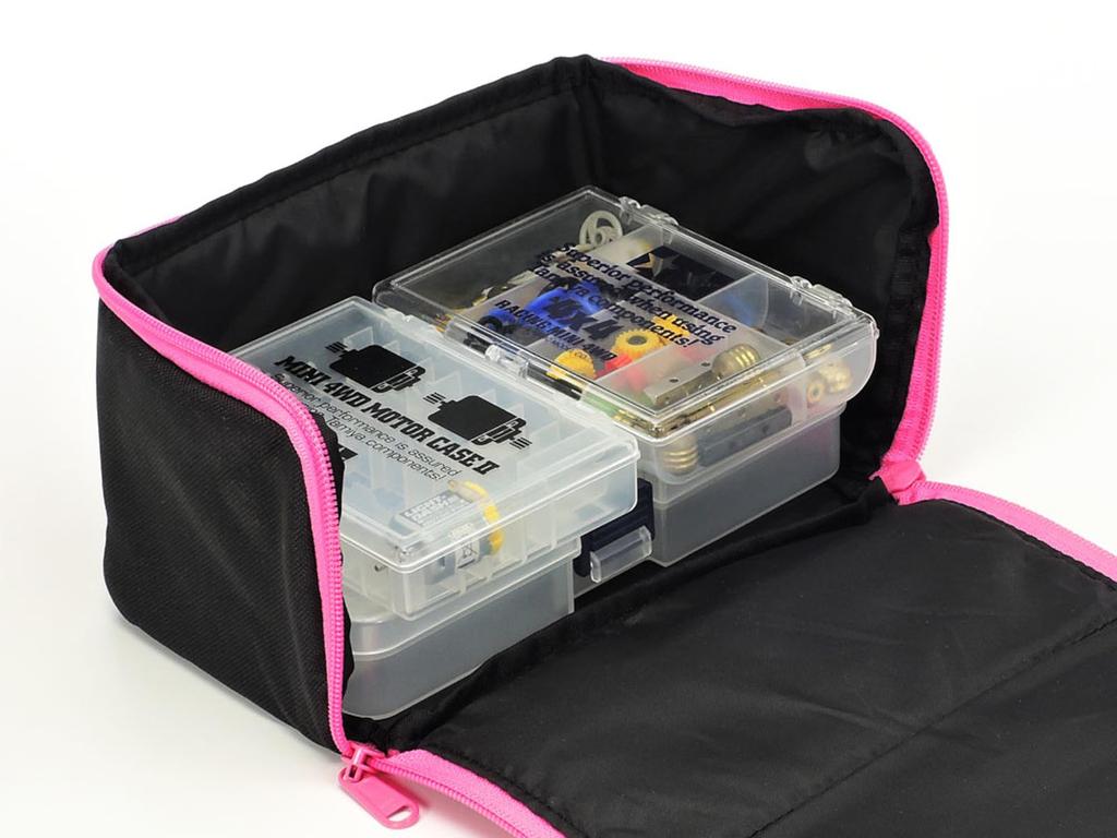 Tamiya Mini 4WD Special Edition Fully Cowled Mini 4WD Compact 95668 Bag, Black, (Mini 4WD)