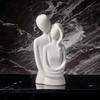 Ceramic Decorative Figurine of a Couple in Love - White 20cm