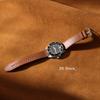 22 мм 20 мм кожаный ремешок для Samsung Galaxy Watch 6 5 4 40 мм 44 мм ремешок Gear Винтажный браслет для Xiaomi Redmi Watch 3 Active/Lite
