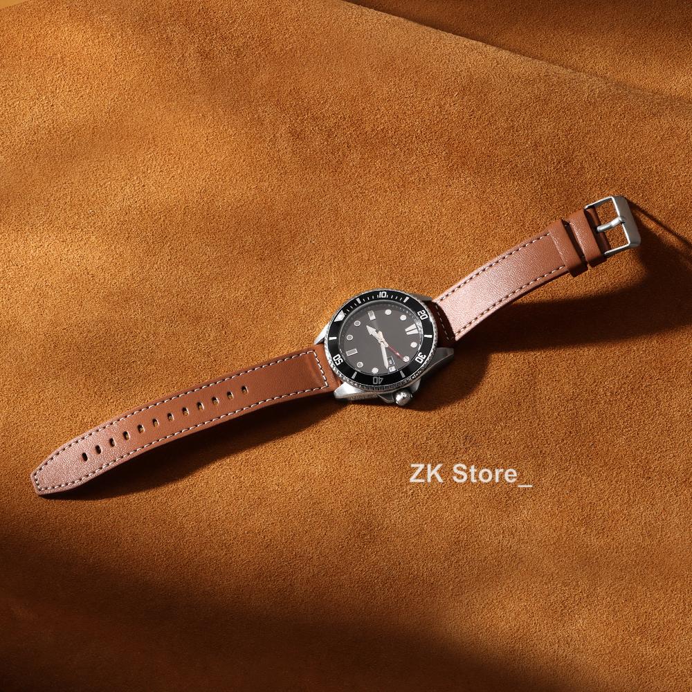 22 мм 20 мм кожаный ремешок для Samsung Galaxy Watch 6 5 4 40 мм 44 мм ремешок Gear Винтажный браслет для Xiaomi Redmi Watch 3 Active/Lite
