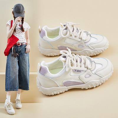 Высококлассные кроссовки в стиле «папины» для женщин на лето, студенческие спортивные и для отдыха, сетчатые дышащие