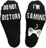 Novelty Cotton Socks Do Not Disturb Socks Funny Gifts For Men Women Gamers Black
