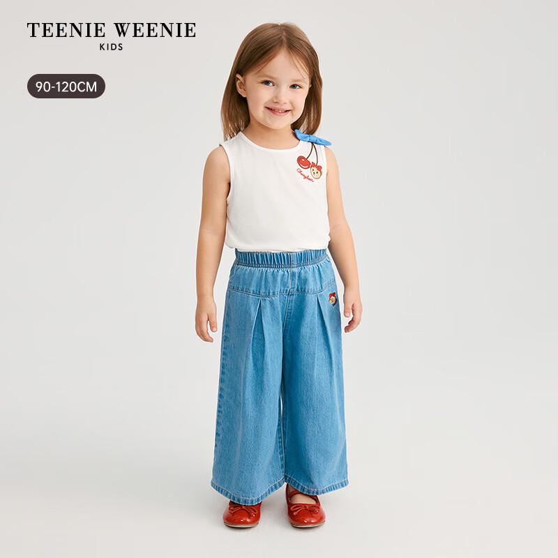 Teenie Weenie Повседневные свободные джинсовые брюки для девочки