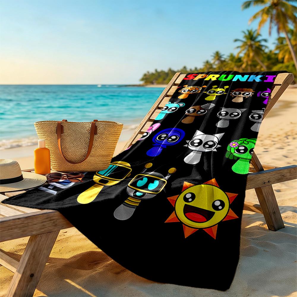 Incredibox Beach Towel Soft Durable Quick-Dry Comfortable Lightweight