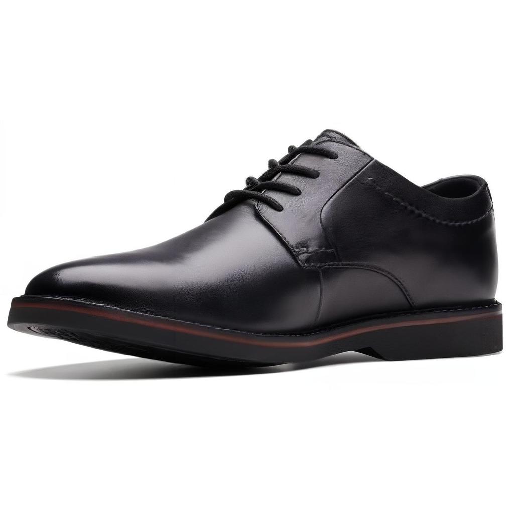 Clarks Кожаные Повседневные Универсальные Удобные Туфли Мужская обувь Черные 261736087