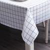 1pcs Japanese Home Tablecloth Ins Tablecloth Ironing, Waterproof and Oil-proof No-wash PVC Check Coffee Table Table Cloth