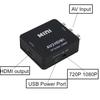 1080P RCA Composite CVBS AV To HDMI Video Audio Converter Box AV2HDMI Adapter