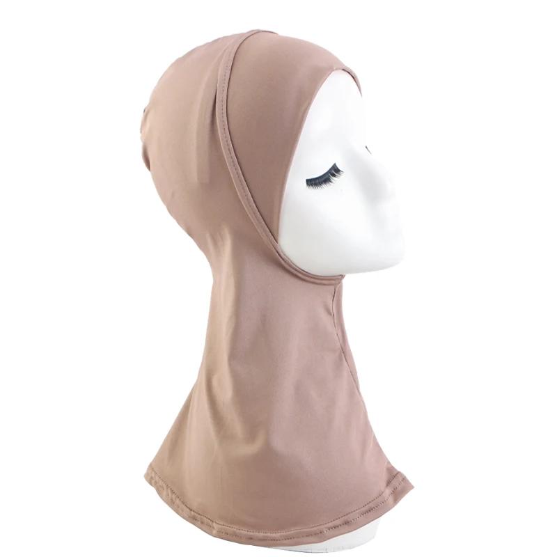 Islamic Muslim Headscarf, New Women's Veil, Headscarf, Hat, Soft Elastic Long Shawl, Neck Wrapping Hat