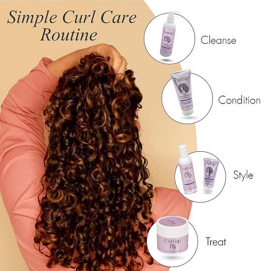 Curl Up Curl Defining Cream All In One Leave In Conditioner Hair Cream 150gm