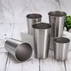 10pcs Stainless Steel Silver Cups 200ML Insulated Metal Cup 304 Drinking Beer Mug Metal Travel Drink Cup