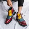 Новые мужские модельные кожаные туфли, роскошные модные свадебные туфли для жениха, мужские оксфорды в итальянском стиле, большие размеры 38-48
