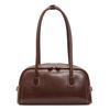 Korean Ins Style Women PU Shoulder Bag PU Leather Underarm Bag Vintage PU Hobo Bag  Streetwear