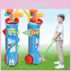 Высококачественный пластиковый мини-набор для гольфа для детей и родителей для развлечений на открытом воздухе