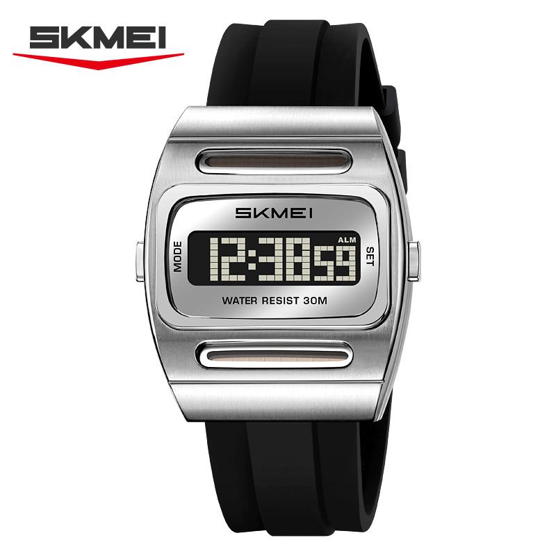 SKMEI 2563 Роскошные Модные Солнечные Многофункциональные Цифровые Спортивные Часы Светодиодные Водонепроницаемые Электронные Часы Подарок Reloj Hombre