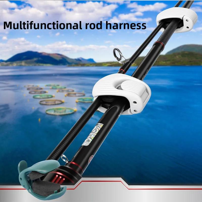 Fishing Accessories Portable Fishing Pole Holder Compact Fishing Rod Fixer Fishing Multifunctional Rod Holder Retaining Clip