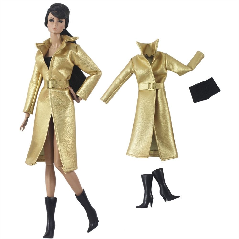 Casual Wear PU Leather Jacket Fashion Doll Accessories Dolls Dress for 1/6 BJD Dolls/30cm Dolls
