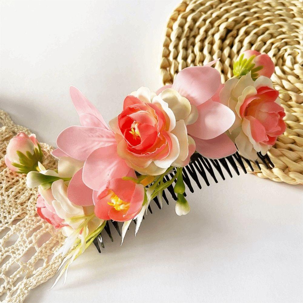 Bohemian Thailand Flower Hairpin Sweet Wedding Bride Accessories Thai Hair Accessories Girls