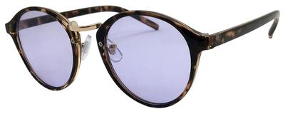 Face Trick Glasses Face Sunglasses Защита от ультрафиолета Модный аксессуар Светлые солнцезащитные очки Boston Type Brown Demi Purple Lens Must-have