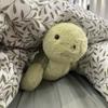 Cream Little Turtle Doll Little Turtle Children Plush Toy Animal Pillow Cushion Little Turtle