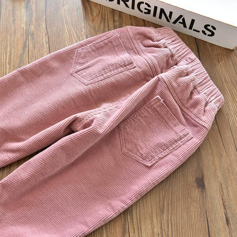 Harem Pants Corduroy Children Outfits Tracksuit Winter Cotton Trousers Kids Outwear Pants Boys Girls Casual Warm Loose Pants