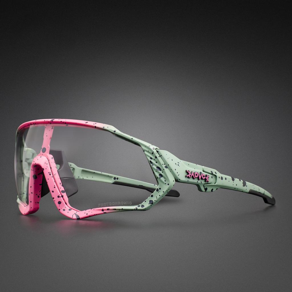 Men Women Photochromic Uv400 Road Bike Glasses Cycling Racing Goggle Bicycle MTB Sunglasses Outdoor Sport Running Riding Eyewear