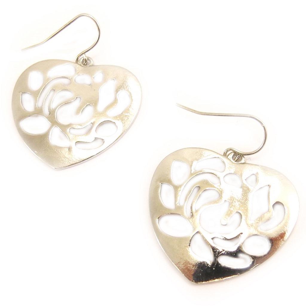 Les Trésors De Lily [L5193] - Серебряные дизайнерские серьги «Любовь»