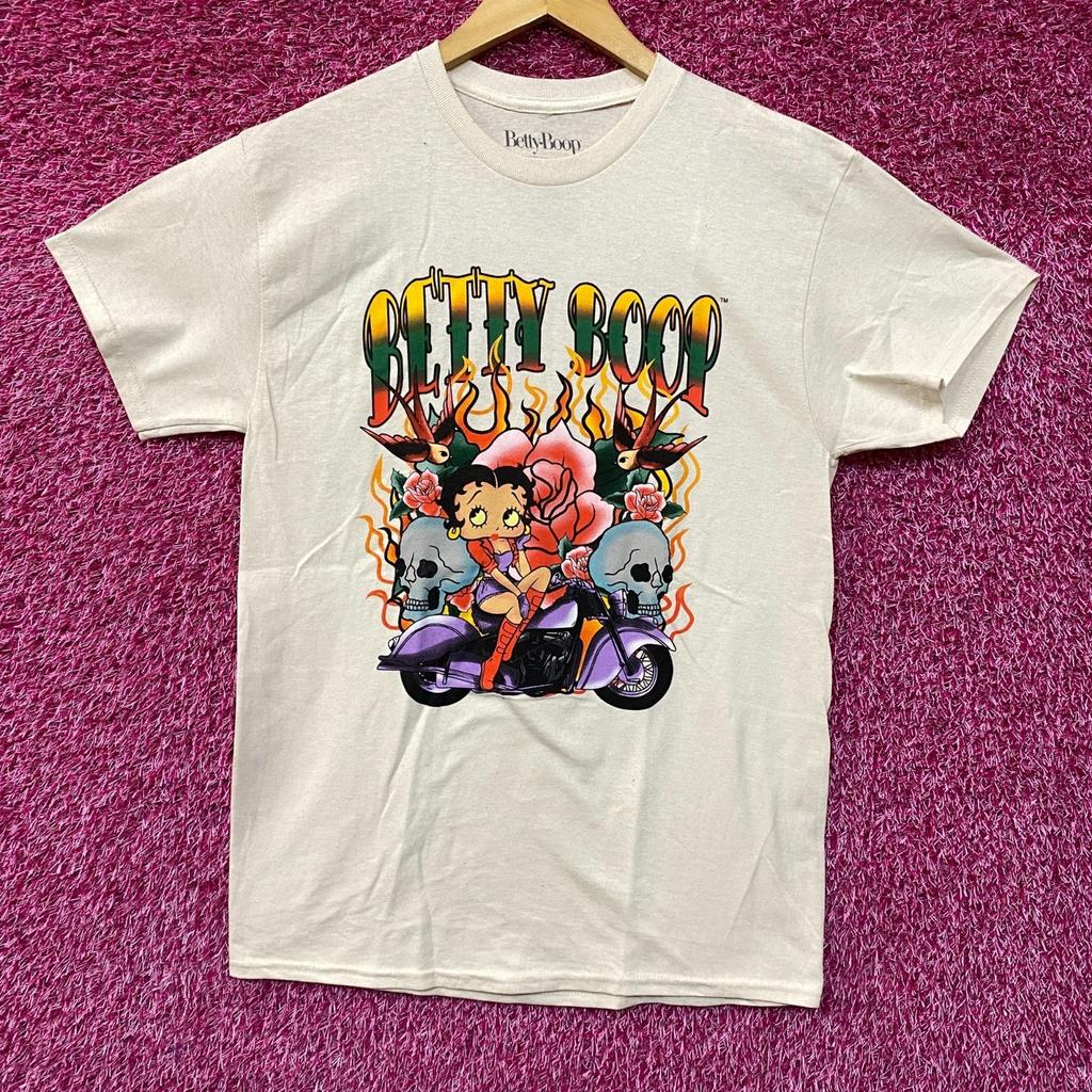 Betty Boop Motorcycle Vintage style T-Shirt Medium
